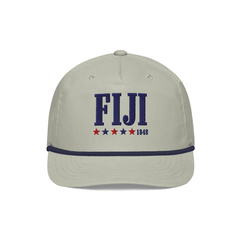 All American Embroidered Fraternity Rope Hat