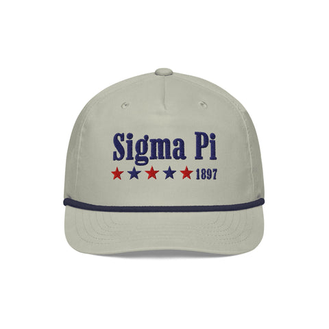 All American Embroidered Fraternity Rope Hat