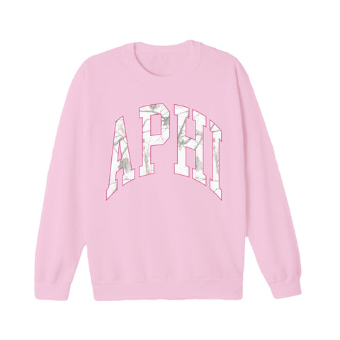 White Camo Sorority Crewneck