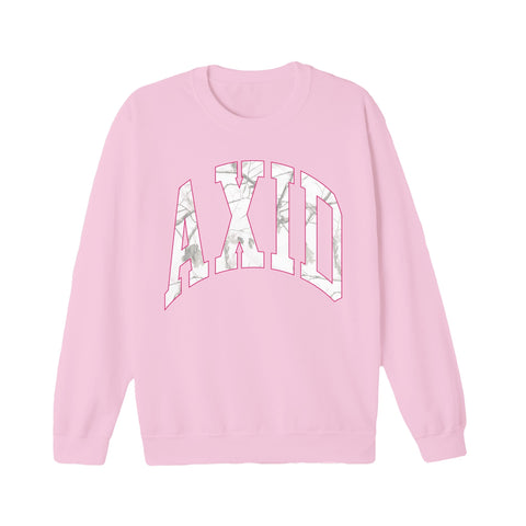 White Camo Sorority Crewneck