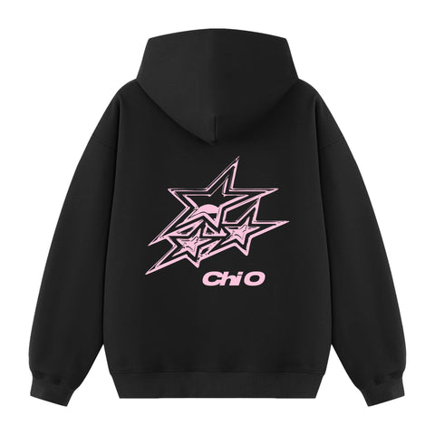 Chrome Stars Sorority Hoodie