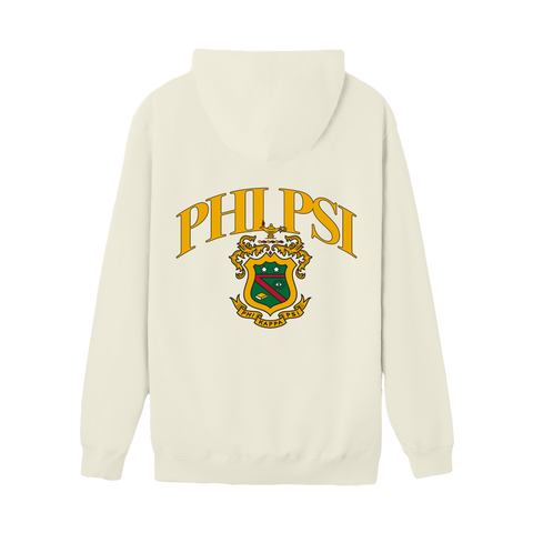 Crest Hoodie-Phi Kappa Psi-M-cream, white