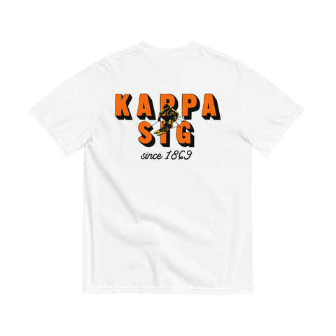 Hit The Slopes Fraternity Tee-white