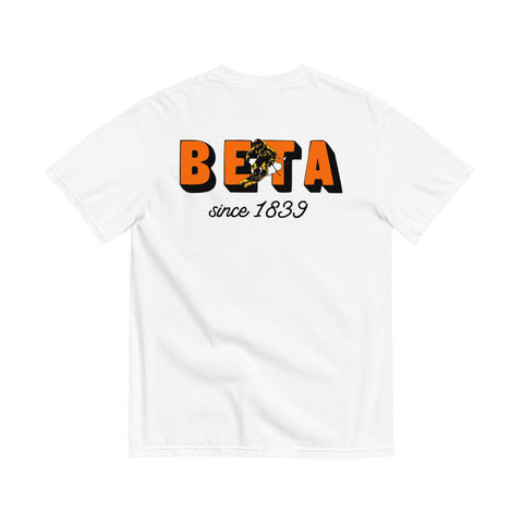 Hit The Slopes Fraternity Tee-white