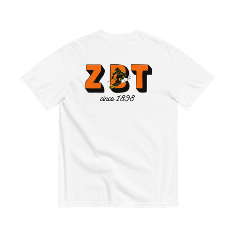 Hit The Slopes Fraternity Tee-white