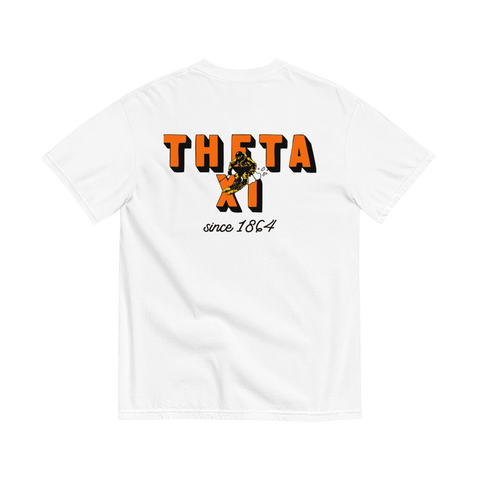 Hit The Slopes Fraternity Tee-white