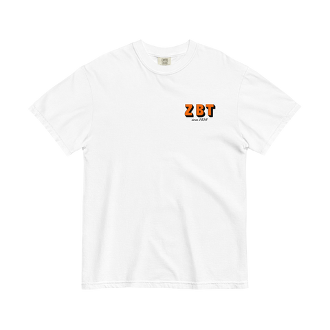 Hit The Slopes Fraternity Tee-Zeta Beta Tau-M-white