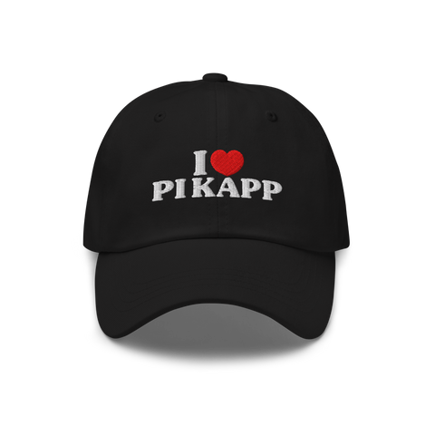 I Heart Hat-Pi Kappa Phi-black