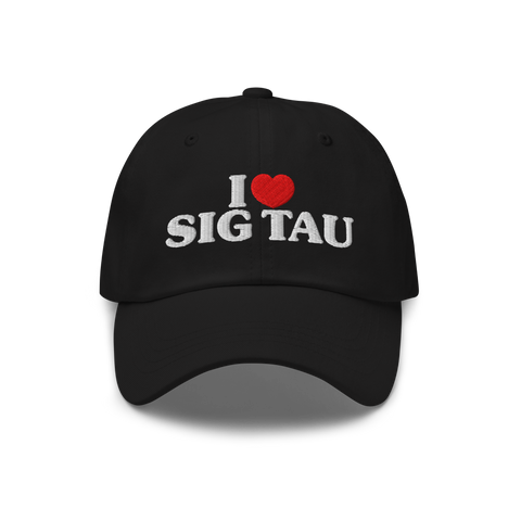 I Heart Hat-Sigma Tau Gamma-black