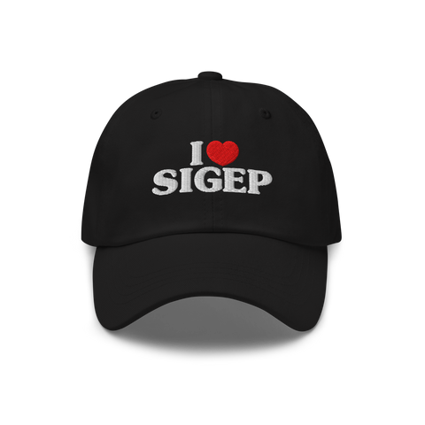 I Heart Hat-Sigma Phi Epsilon-black