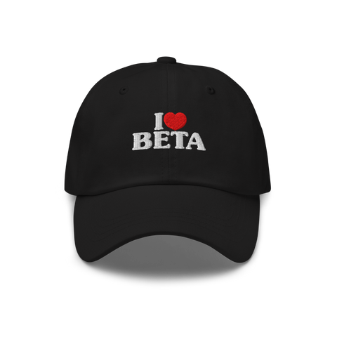 I Heart Hat-Beta Theta Pi-black