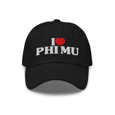 I Heart Hat-sorority-hat-Phi Mu-The-Hang-Loose-Hut