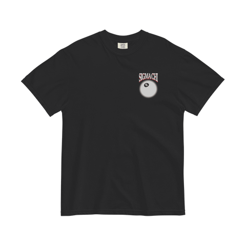 Inverse 8 Tee-Sigma Chi-M-black