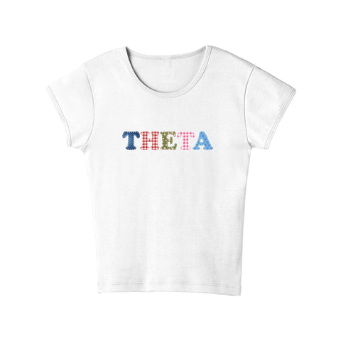 Patch Perfect Sorority Baby Tee