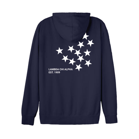 Star Boy Hoodie-Lambda Chi Alpha-M-blue