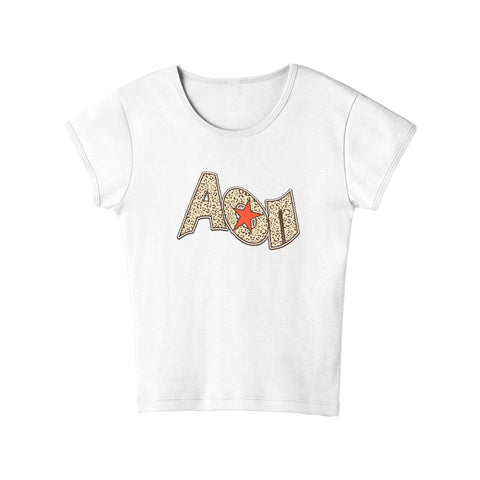 Leopard Luck Sorority Baby Tee