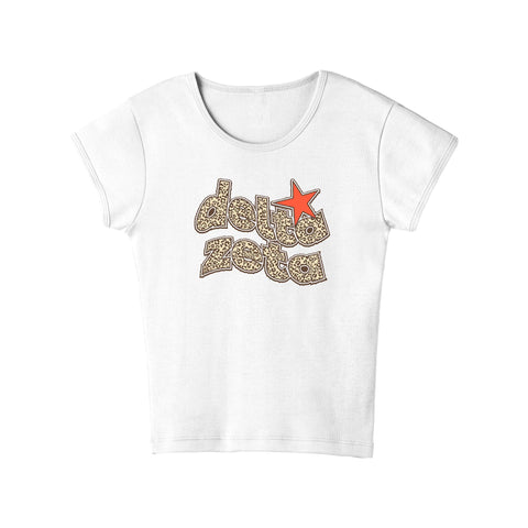 Leopard Luck Sorority Baby Tee