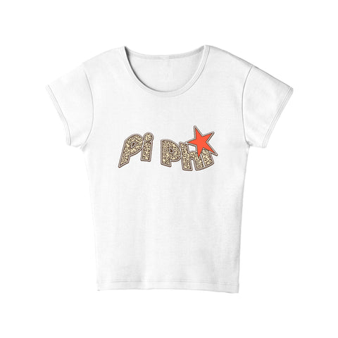 Leopard Luck Sorority Baby Tee