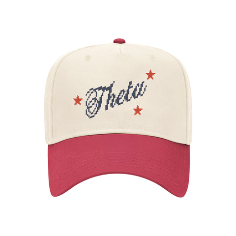 Pixel Script Embroidered Sorority Hat