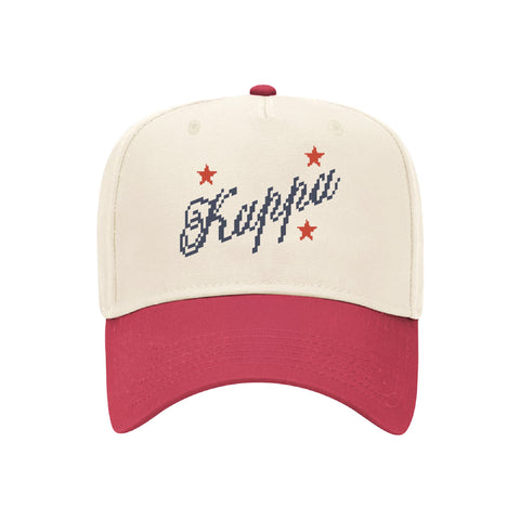 Pixel Script Embroidered Sorority Hat