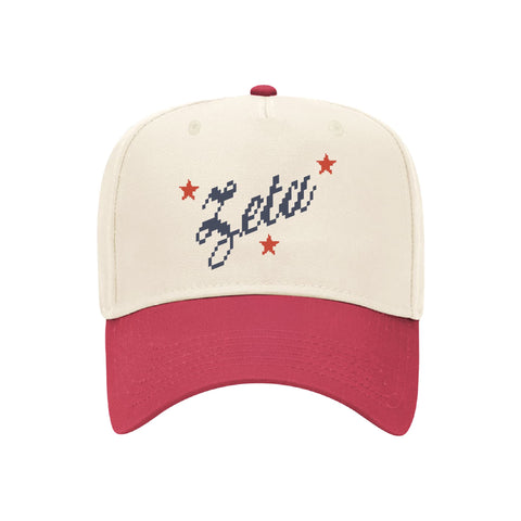 Pixel Script Embroidered Sorority Hat