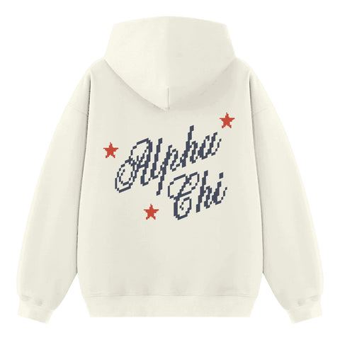 Pixel Script Sorority Hoodie