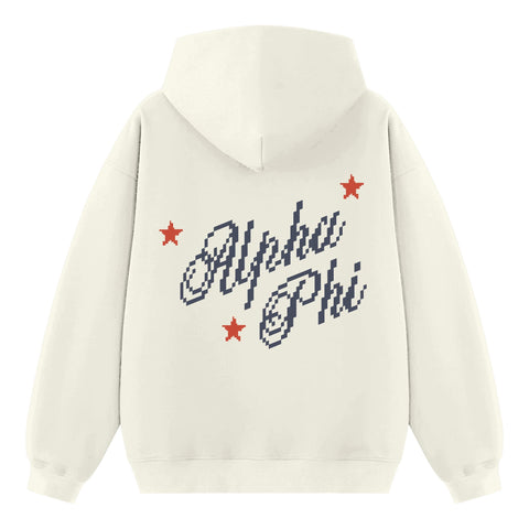 Pixel Script Sorority Hoodie