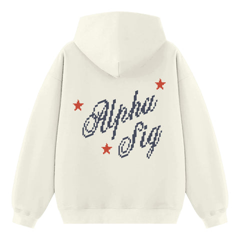 Pixel Script Sorority Hoodie