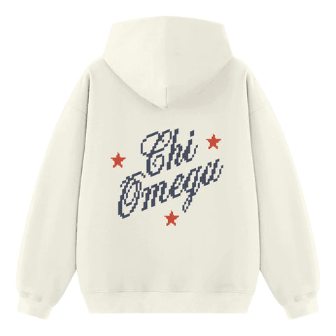 Pixel Script Sorority Hoodie