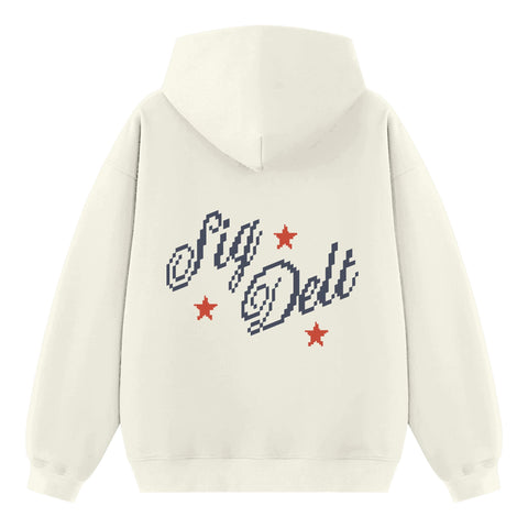 Pixel Script Sorority Hoodie