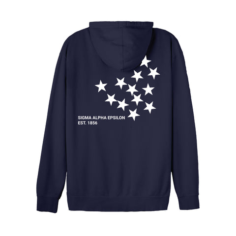 Star Boy Hoodie-Sigma Alpha Epsilon-M-blue