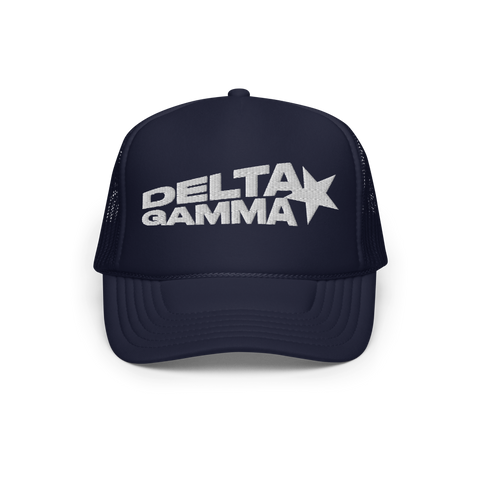 Upon a Star Hat-Delta Gamma-blue, navy