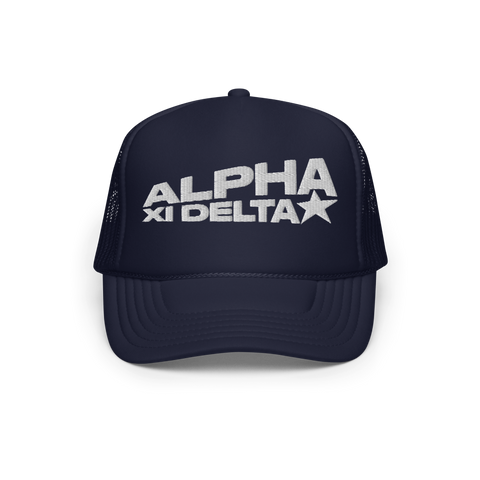 Upon a Star Hat-Alpha Xi Delta-blue, navy