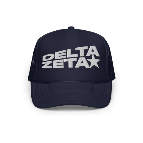 Upon a Star Hat-Delta Zeta-blue, navy