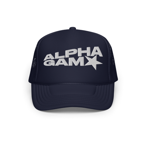 Upon a Star Hat-Alpha Gamma Delta-blue, navy