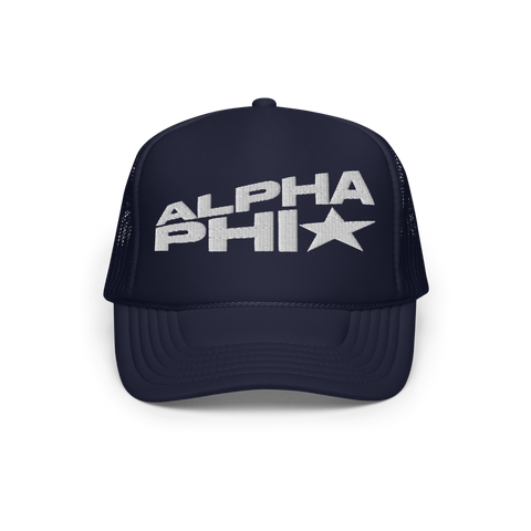 Upon a Star Hat-Alpha Phi-blue, navy