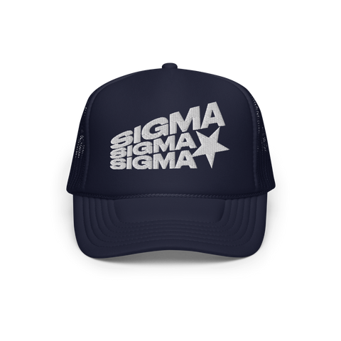 Upon a Star Hat-Sigma Sigma Sigma-blue, navy