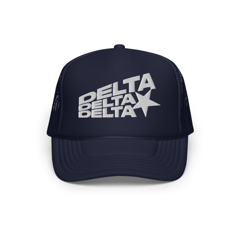 Upon a Star Hat-Delta Delta Delta-blue, navy