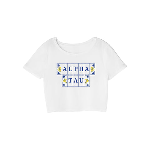 Lemon Lane Sorority Crop Tee