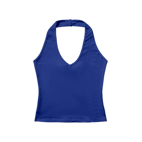 Full La Jolla Halter Tank (Halter Tank) Solid Color