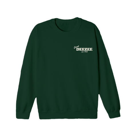 Greetings From Camp Crewneck-Delta Zeta-M-green