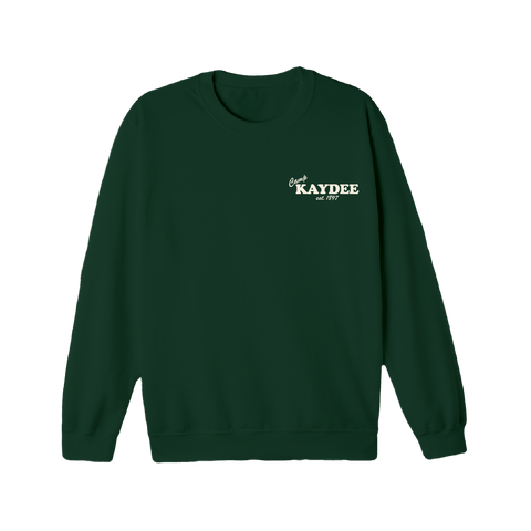 Greetings From Camp Crewneck-Kappa Delta-M-green