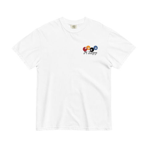 On Cue Unisex Tee-Pi Kappa Phi-M-white