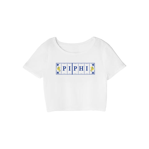 Lemon Lane Sorority Crop Tee