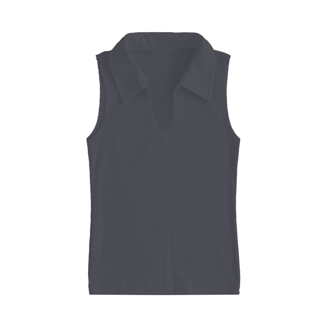 Full Rosie Tank Solid Color (Collared Tank)