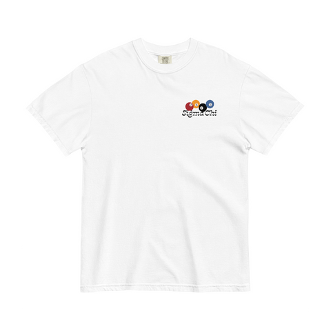 On Cue Unisex Tee-Sigma Chi-M-white