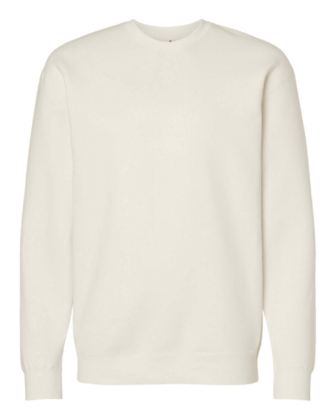 Independent Trading Co IND3000 Heavyweight Crewneck in Bone 