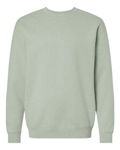 Independent Trading Co IND3000 Heavyweight Crewneck in Dusty Sage