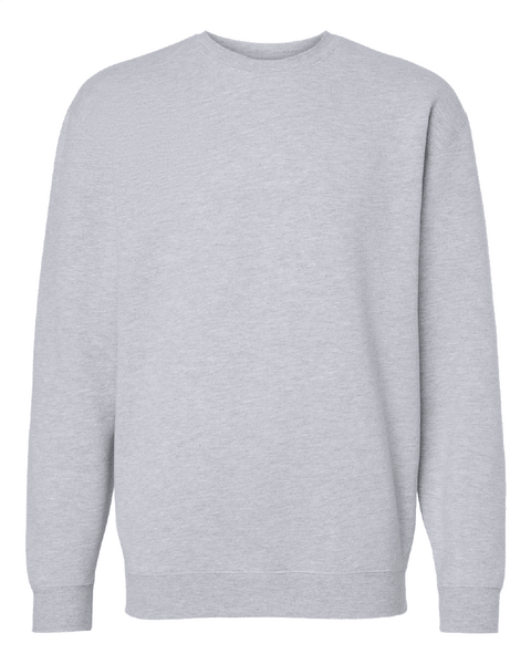 Independent Trading Co IND3000 Heavyweight Crewneck in Grey Heather