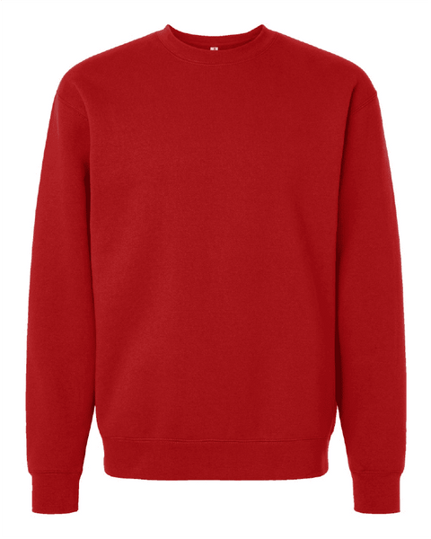 Independent Trading Co IND3000 Heavyweight Crewneck in Red